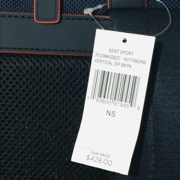 NWT Michael Kors Kent Sports Navy Blue Backpack - Picture 5 of 15